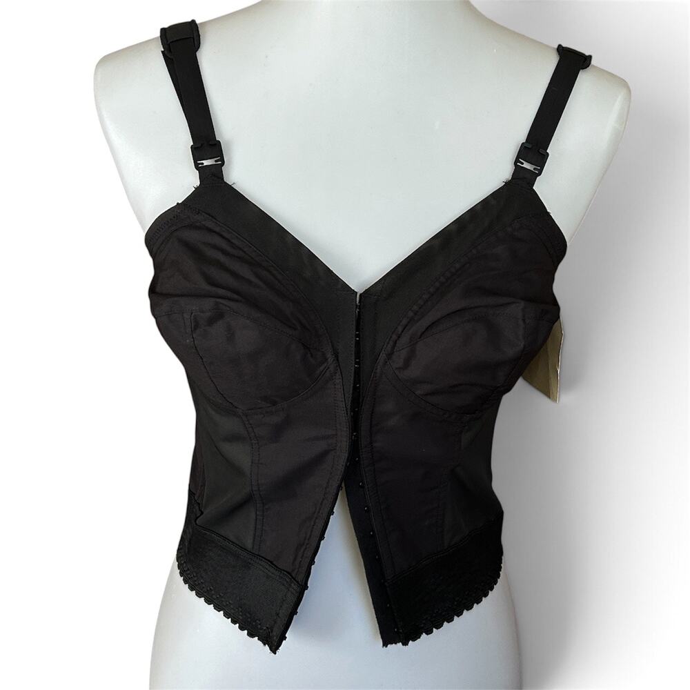 Vintage 1970s Exquisite Form Front-Closure Longline Torsolette Bustier